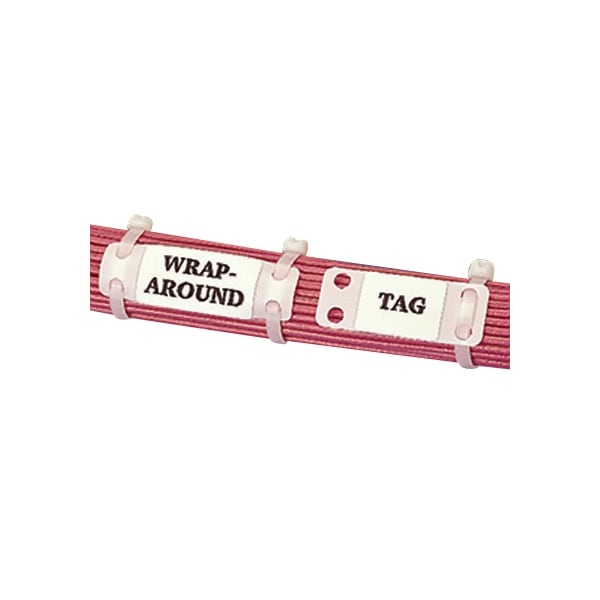 Panduit CABLE TIE MARKER 1.5" X .75", PLATE INDOOR WHITE, 100/PK ROHS, PK 100 MP150-C